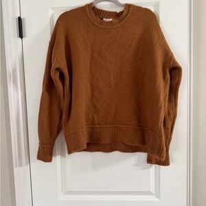 Pink Lily Warm Tan Knit Sweater